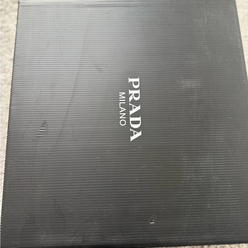 Prada Gray and Blue Futuristic Sneakers - Picture 8 of 8
